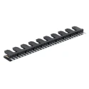 Amphenol Communications Solutions Dubox Series Straight Through Hole PCB Header, 3 Contact(s), 2.54 mm Pitch, 1 76384-303LF
