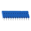 Amphenol Communications Solutions Dubox Series Straight Through Hole PCB Socket, 12-Contact, 1 Row, 2.54 mm 75915-412LF