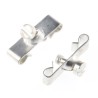 RS PRO Male Screwlock Locking Kit for 50 Way D-Sub Connector Steel RoHS 252-096