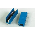 Amphenol Communications Solutions Dubox Series Straight Through Hole PCB Header Connector 8 Contacts 2.54 mm 76385-304LF