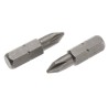 RS PRO Screwdriver Bit PH1 Tip, Phillips Drive, Chrome Vanadium Steel, 25 mm Overall 252-753