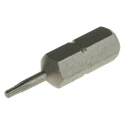 RS PRO Screwdriver Bit 6.35 mm Hex Drive, T6 Size, 25 mm Overall Length 252-797
