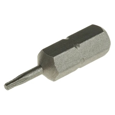 RS PRO Screwdriver Bit 6.35 mm Hex Drive, T6 Size, 25 mm Overall Length 252-797