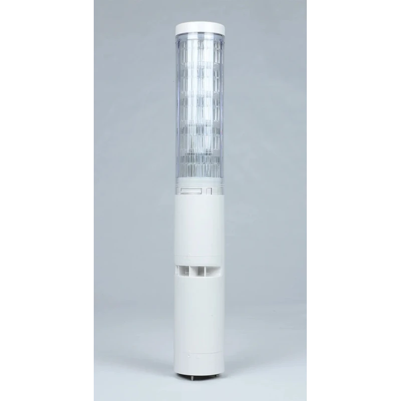Patlite LA6 Series Clear Signal Tower Buzzer, 5 Lights, LED, 24V DC, IP54, Multifunction, Height 428mm LA6-5DTNWB-POE