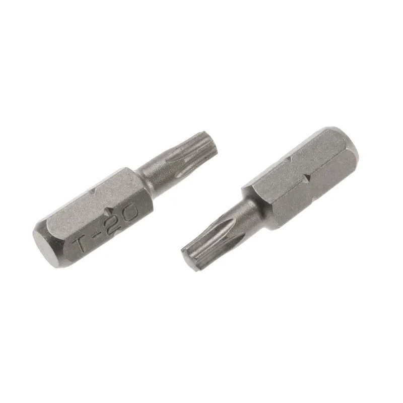 RS PRO Screwdriver Bit 6.35 mm Hex Drive T20 Tip 25 mm Overall 252-905