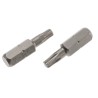 RS PRO Screwdriver Bit 6.35 mm Hex Drive T20 Tip 25 mm Overall 252-905