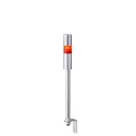 Patlite LR4 Series Signal Tower Buzzer Unit with Blue, Green, Amber, Clear, Red, White LED Lights 24V DC Pole LR4-102LJBU-R