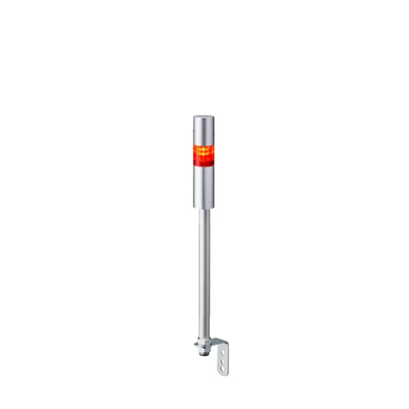Patlite LR4 Series Signal Tower Buzzer Unit with Blue, Green, Amber, Clear, Red, White LED Lights 24V DC Pole LR4-102LJBU-R
