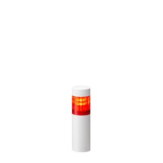 Patlite LR4 Series Single Light Signal Tower Amber Blue Clear Green Red White Lens LED 24V DC Direct Mount LR4-102WJNW-R