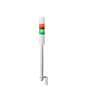 Patlite LR4 Series Signal Tower Buzzer 2 Lights LED Pole Mount 24V DC LR4-202LJBW-RG