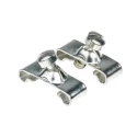 RS PRO Male Screwlock for Use with 37 Way D-Sub Connector Steel Material Tin Plating 252-260