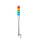 Patlite LR4 Series White, Red, Green, Clear, Blue, Amber Signal Tower Buzzer 4 Lights 24V DC Pole Mount LR4-402LJNW-RYGB