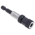 RS PRO 6.35 mm Hex Round Magnetic Bit Holder Chrome Aluminium Alloy 253-122
