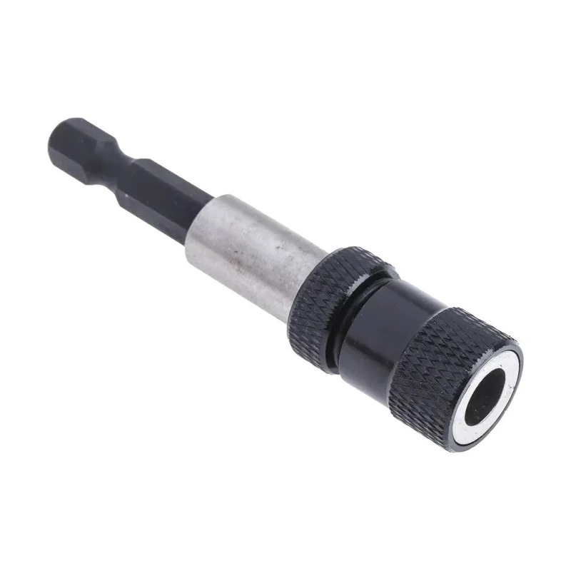RS PRO 6.35 mm Hex Round Magnetic Bit Holder Chrome Aluminium Alloy 253-122