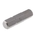 RS PRO Chrome Vanadium Steel Hex Screwdriver Bit 6 mm Tip, Hex Drive, 25 mm Overall 253-223