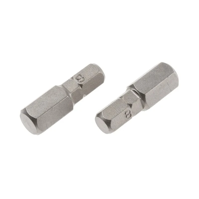 RS PRO Hex Screwdriver Bit 0.25 mm Tip 8 mm Size Hex Drive 25 mm Overall Length 253-239