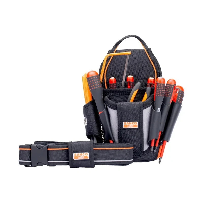 Bahco 12 Piece Chisel Set Tool Kit with Pouch VDE/1000V Approved 4750-ETK