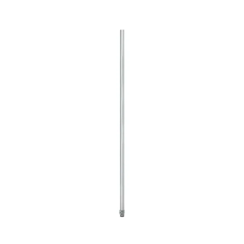 Patlite Silver Aluminium Threaded Pole M22 x 1.5 Thread Size 1000mm Height Indoor Mounting POLE22-1000AT