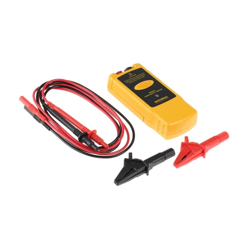 Martindale Continuity Tester 5mA LED with Audible Alarm and Probe Voltage 9V TEK404