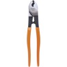 Bahco ESD Safe Straight Cable Cutter, Stainless Steel Jaw, Polyvinyl Chloride Handle, 240mm Overall Length 2233D -240