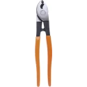 Bahco ESD Safe Straight Cable Cutter, Stainless Steel Jaw, Polyvinyl Chloride Handle, 240mm Overall Length 2233D -240