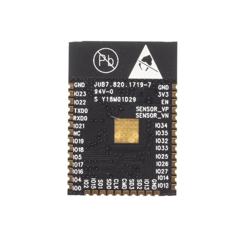 RF Solutions 2.4 GHz WiFi & Bluetooth Module ESP-32, 3.6V, 802.11 b/g/n/e/i ESP-32