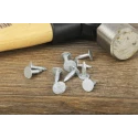 RS PRO Galvanised Extra Large Clout Nail 13 mm Length x 3 mm Diameter, 500 g Bag 170-1644
