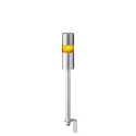 Patlite LR6 Series Signal Tower Buzzer with 1 LED Light 24V AC/DC Pole Mount LR6-102LJBU-Y
