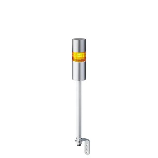 Patlite LR6 Series Signal Tower Buzzer with 1 LED Light 24V AC/DC Pole Mount LR6-102LJBU-Y