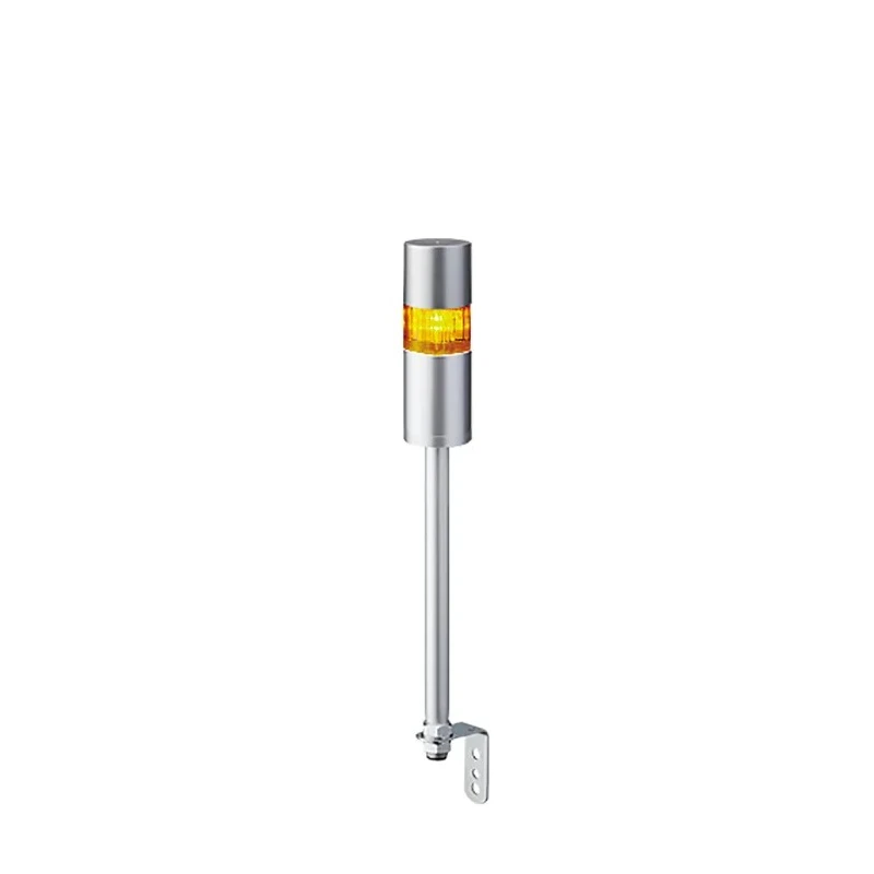 Patlite LR6 Series Signal Tower Buzzer with 1 LED Light 24V AC/DC Pole Mount LR6-102LJBU-Y
