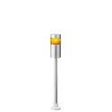 Patlite LR6 Series Amber Signal Tower Buzzer 1 Light LED 24V DC Pole Mount LR6-102PJNU-Y