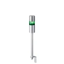 Patlite LR6 Series Clear, Red, Amber, Green, Blue, White Signal Tower Buzzer, 1 Light, 24V DC, Pole Mount LR6-102LJBU-G