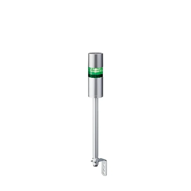 Patlite LR6 Series Clear, Red, Amber, Green, Blue, White Signal Tower Buzzer, 1 Light, 24V DC, Pole Mount LR6-102LJBU-G