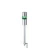 Patlite LR6 Series Clear, Red, Amber, Green, Blue, White Signal Tower Buzzer, 1 Light, 24V DC, Pole Mount LR6-102LJBU-G