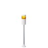 Patlite LR6 Series Signal Tower Buzzer Unit 1 Light 24V DC, LED Bulb, Pole Mount LR6-102PJNW-Y