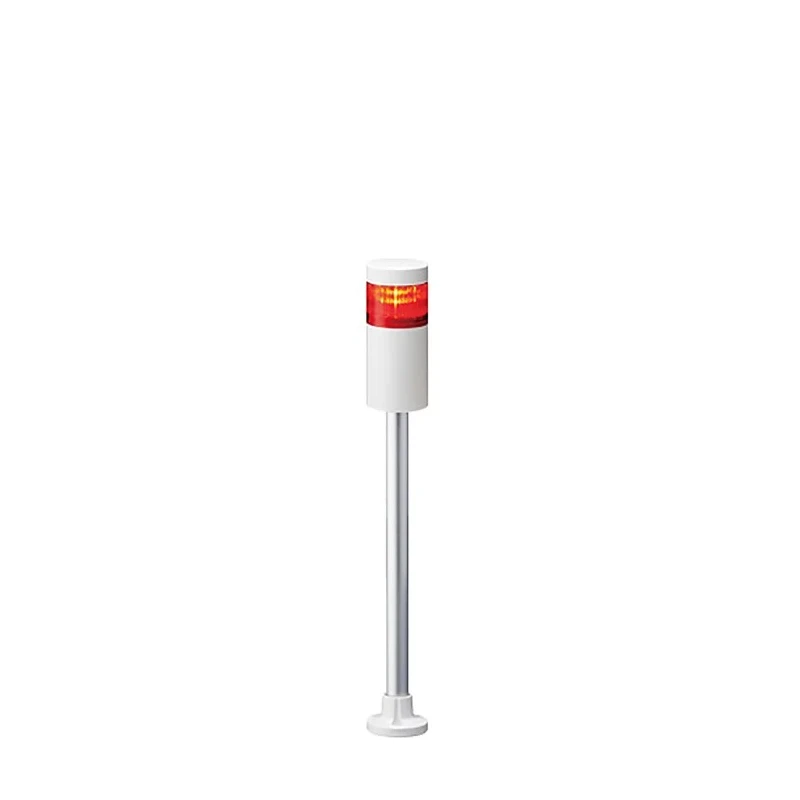 Patlite LR6 Series Signal Tower Buzzer 1 Light LED 24V DC Pole Mount LR6-102PJNW-R