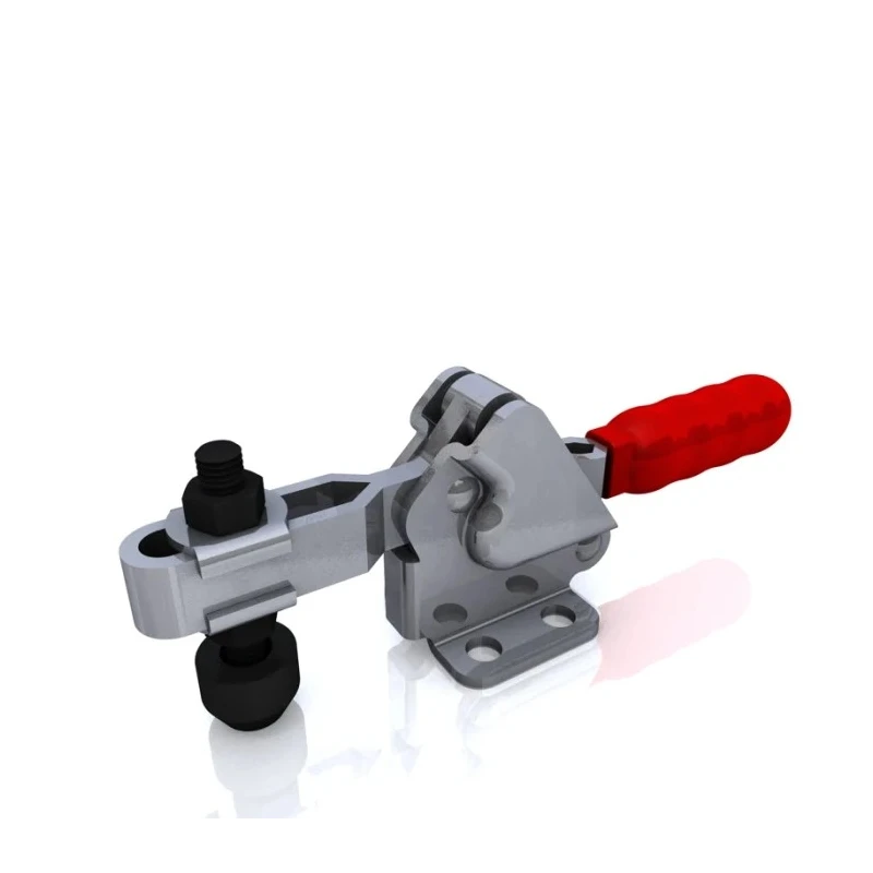 RS PRO Horizontal Handle Toggle Clamp 94° Jaw Opening Stainless Steel Chrome Finish 75kg Holding Force 254-787