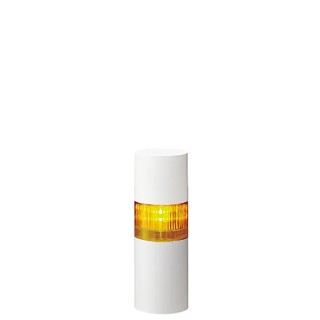 Patlite Amber Signal Tower Buzzer 1 Light 24V DC Direct Mount LR6-102WJBW-Y