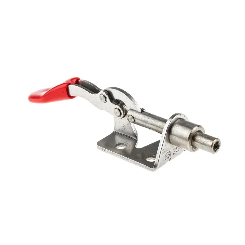 RS PRO 16.9 mm Push Pull Toggle Clamp Stainless Steel Chrome Finish 45kg Holding Force 254-721