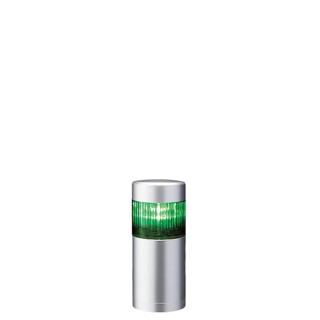 Patlite Green Signal Tower Buzzer 24V DC, 1 Light, Direct Mount LR6-102WJNU-G