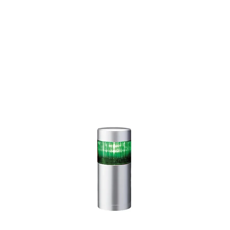 Patlite Green Signal Tower Buzzer 24V DC, 1 Light, Direct Mount LR6-102WJNU-G