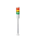 Patlite LR6 Series Signal Tower Buzzer with 3 LED Lights 24V DC Pole Mount LR6-302PJNW-RYG