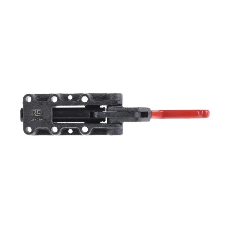 RS PRO 50 mm x 51 mm Heavy Duty Push Pull Toggle Clamp Cast Steel Chrome Finish 1200kg Holding Force 254-939