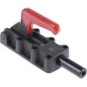 RS PRO 50 mm x 51 mm Heavy Duty Push Pull Toggle Clamp Cast Steel Chrome Finish 1200kg Holding Force 254-939
