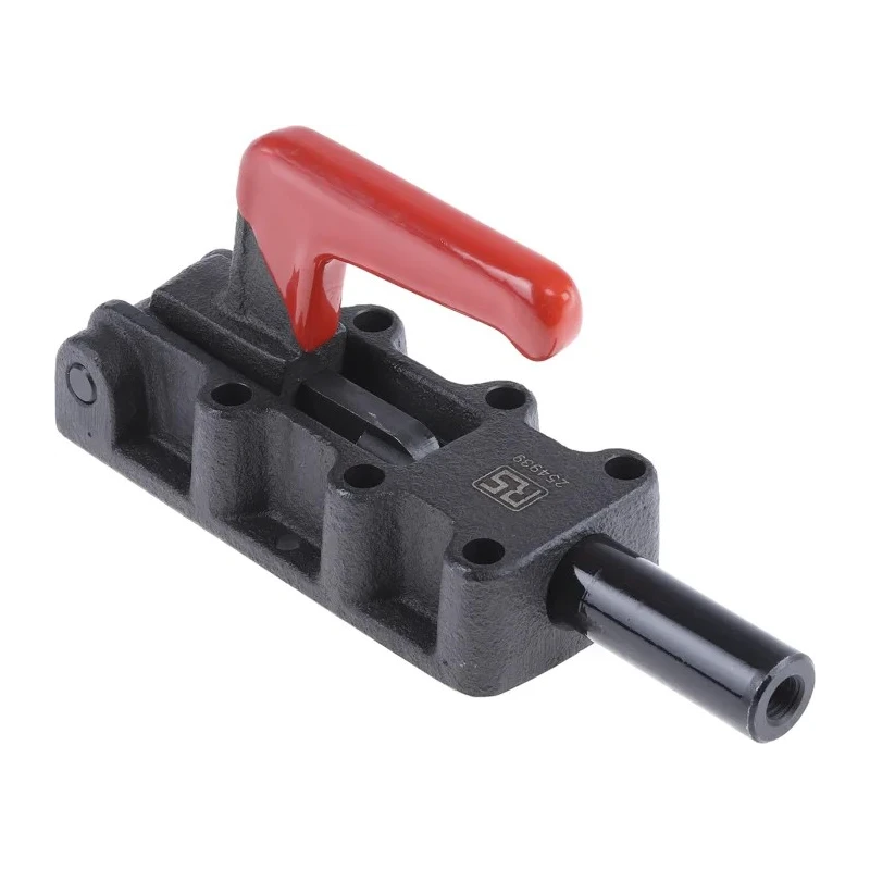 RS PRO 50 mm x 51 mm Heavy Duty Push Pull Toggle Clamp Cast Steel Chrome Finish 1200kg Holding Force 254-939