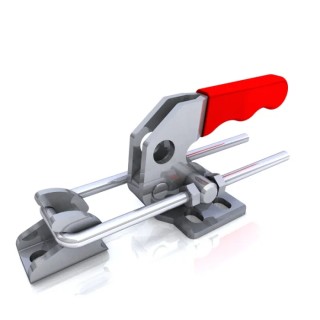 RS PRO Hook Type Toggle Clamp, Steel, Chrome Finish, 70 mm Jaw Opening x 12 mm Jaw Depth, 200 daN Holding Force, 36 254-866