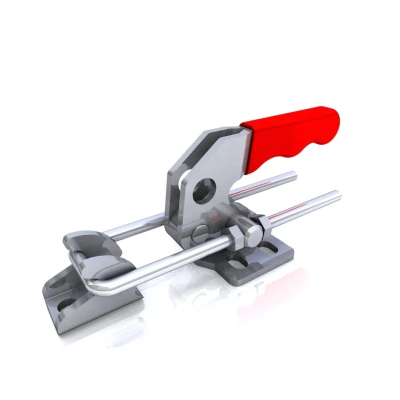 RS PRO Hook Type Toggle Clamp, Steel, Chrome Finish, 70 mm Jaw Opening x 12 mm Jaw Depth, 200 daN Holding Force, 36 254-866