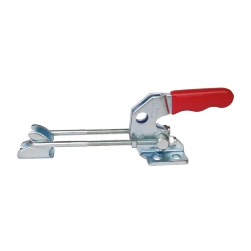 RS PRO Hook Type Toggle Clamp, Steel, Chrome Finish, 70 mm Jaw Opening x 12 mm Jaw Depth, 200 daN Holding Force, 36 254-866