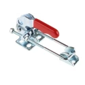 RS PRO Hook Type Toggle Clamp, Steel, Chrome Finish, 70 mm Jaw Opening x 12 mm Jaw Depth, 200 daN Holding Force, 36 254-866