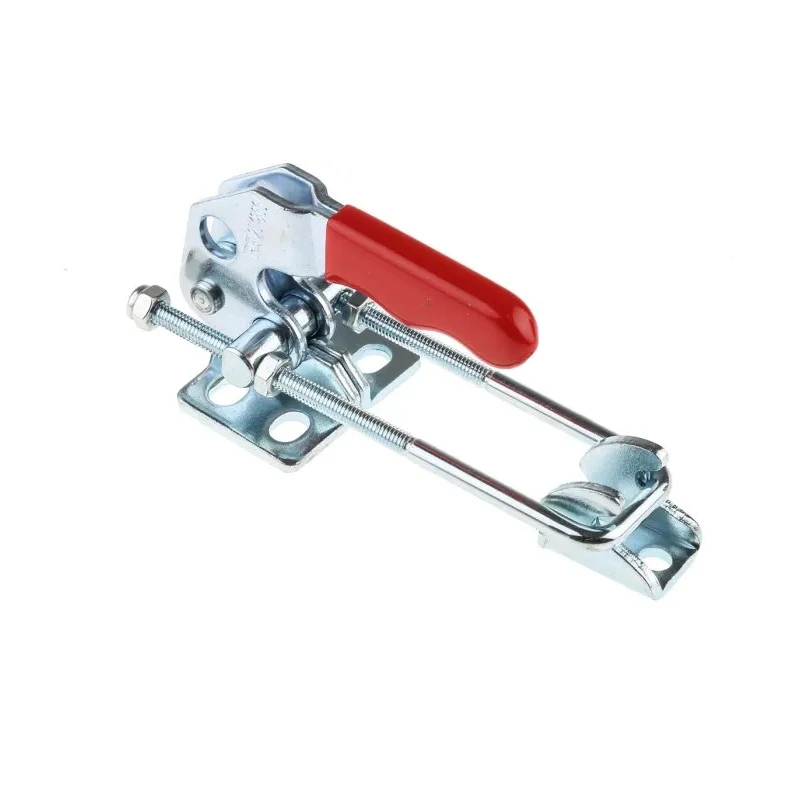 RS PRO Hook Type Toggle Clamp, Steel, Chrome Finish, 70 mm Jaw Opening x 12 mm Jaw Depth, 200 daN Holding Force, 36 254-866